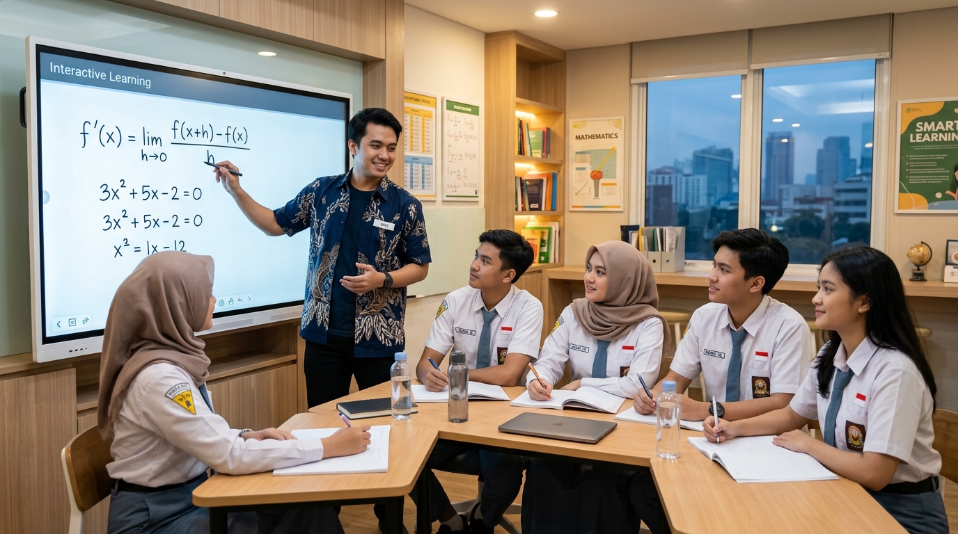 Suasana Belajar Interaktif di Kelas